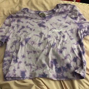 PINK victoria secret cropped shirt